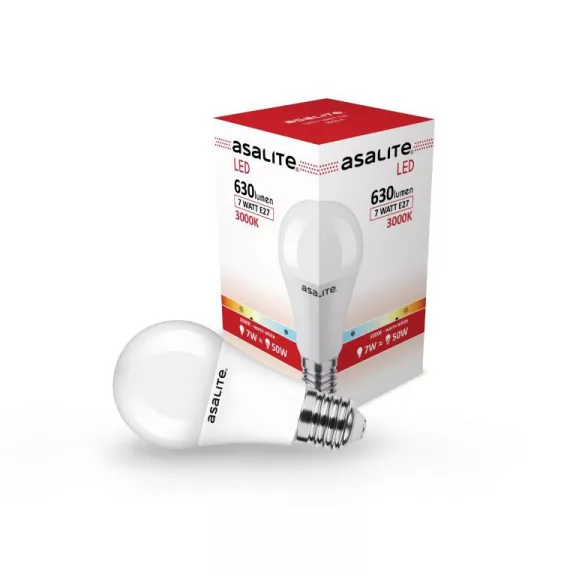 Asalite LED Izzó A60 gömb E27 7W 3000K (630 lumen) Asalite LED Izzó A60 gömb E27 7W 3000K (630 lumen)