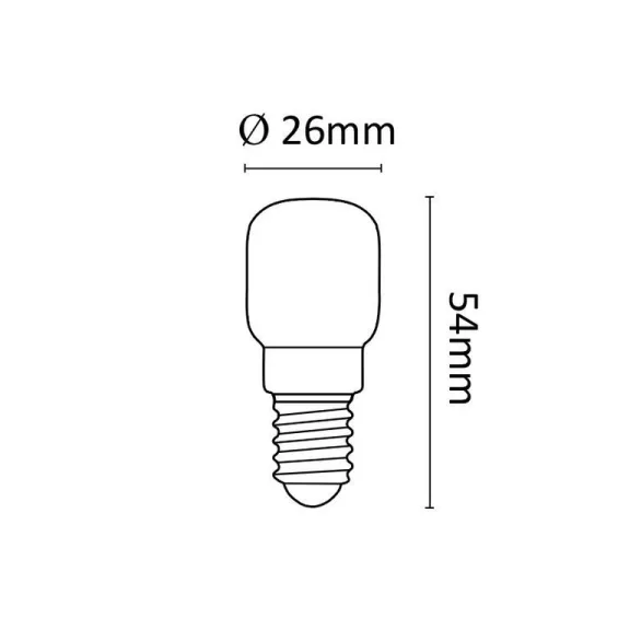 Asalite Hűtő Izzó T25 E14 15W 2800K (80 lumen) Asalite Hűtő Izzó T25 E14 15W 2800K (80 lumen)