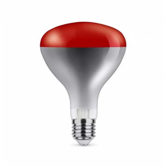 Asalite Infra Izzó R125 E27 100W Piros