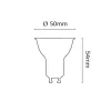 Asalite LED Izzó GU10 spot 3W 4000K (260 lumen)