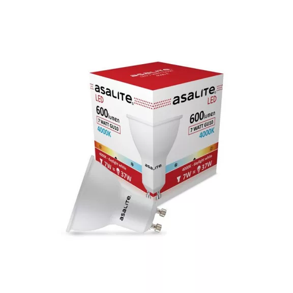 Asalite LED Izzó GU10 spot 7W 4000K (600 lumen) Asalite LED Izzó GU10 spot 7W 4000K (600 lumen)