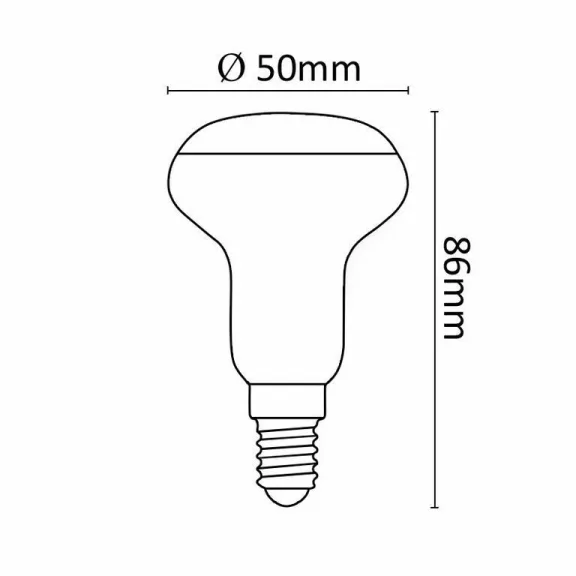 Asalite LED Izzó R50 spot E14 5W 4000K (470 lumen) Asalite LED Izzó R50 spot E14 5W 4000K (470 lumen)