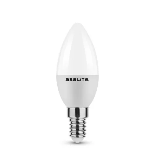 Asalite LED Izzó C37 gyertya E14 6W 4000K (510 lumen)