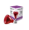 Asalite Infra Izzó G95 E27 100W Piros