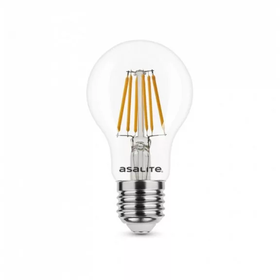 Asalite LED Izzó A60 filament gömb E27 6W 4000K (660 lumen)