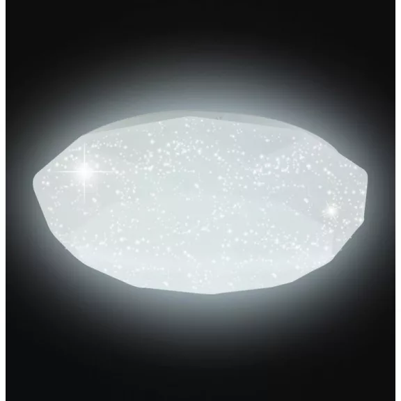 Asalite LED Mennyezeti Lámpa LIZA 48W 3000K/4000K/6500K (4080 lumen) Gyémánt/Csillagos + Távirányító CCT