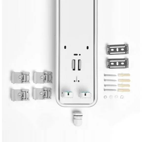 Asalite Prémium IP65 Por-és Páramentes Armatúra 2x60cm T8 LED Csőre Előkészítve (2x9W fénycső nem tartozék) Asalite Prémium IP65 Por-és Páramentes Armatúra 2x60cm T8 LED Csőre Előkészítve (2x9W fénycső nem tartozék)
