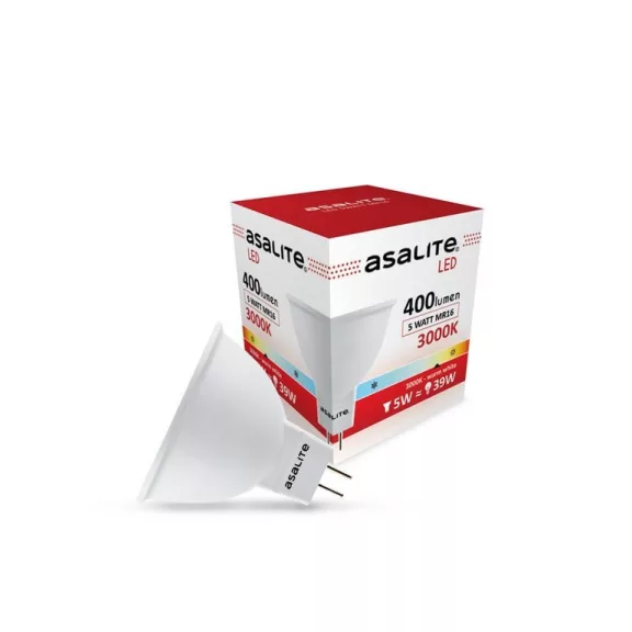 Asalite LED Izzó MR16 spot 12V 5W 3000K (400 lumen) Asalite LED Izzó MR16 spot 12V 5W 3000K (400 lumen)