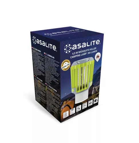 Asalite Prémium Akkumulátoros Kempinglámpa 4,5W (350 lm) + Rovarcsapda