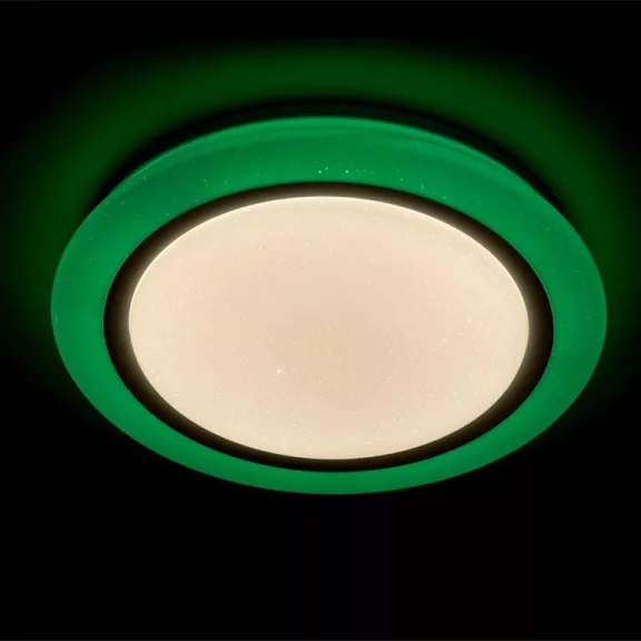 Asalite LED Mennyezeti Lámpa MIA 50W 3000K/4000K/6500K (3500 lumen) Kerek/Csillagos + RF Távirányító 3CCT+RGB