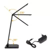 Asalite LED Asztali Lámpa Dimmerelhető 7W (450 lumen) CCT Wireless USB Fekete