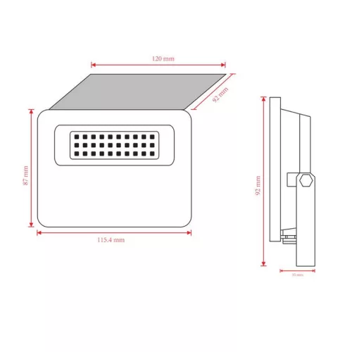Asalite LED Napelemes Szolár Kerti Lámpa Slim 10W 4000K (1300 lumen) + Szenzor
