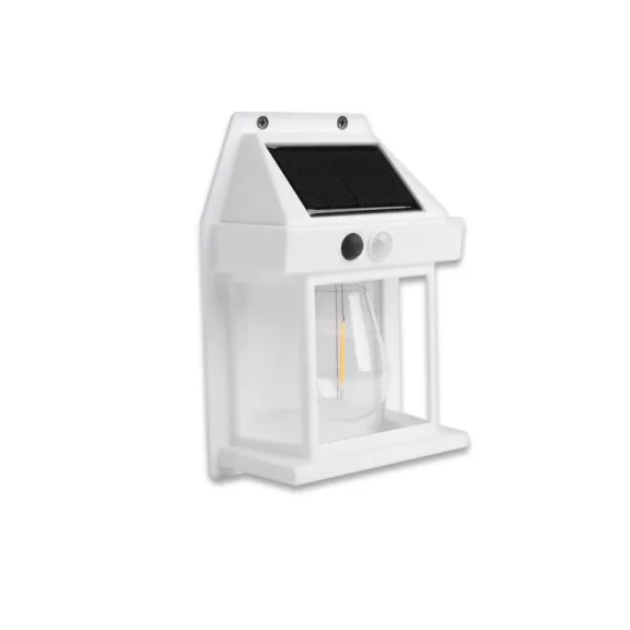 Asalite LED Napelemes Szolár Kerti Lámpa IP44 3W 3000K (100 lumen) Fehér + PIR Szenzor