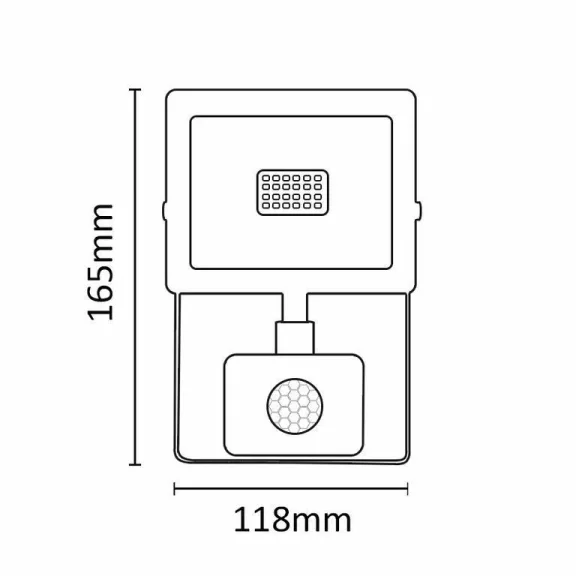Asalite LED Fehér Reflektor Slim 20W 4500K (1800 lumen) + Mozgásérzékelő Szenzor Asalite LED Fehér Reflektor Slim 20W 4500K (1800 lumen) + Mozgásérzékelő Szenzor