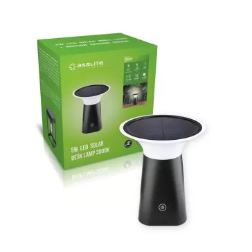   Asalite LED Napelemes Szolár Kerti Lámpa IP65 5W 3000K (120 lumen)