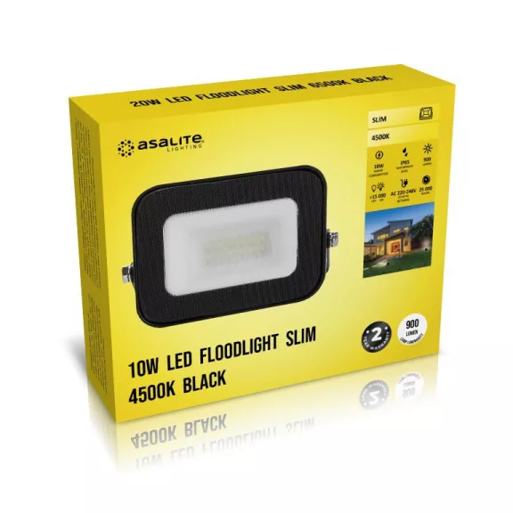 Asalite LED Reflektor Slim 10W 4500K (900 lumen)