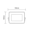 Asalite LED Reflektor Slim 30W 4500K (2700 lumen)