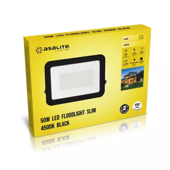 Asalite LED Reflektor Slim 50W 4500K (4500 lumen)