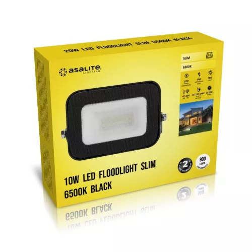 Asalite LED Reflektor Slim 10W 6500K (900 lumen)