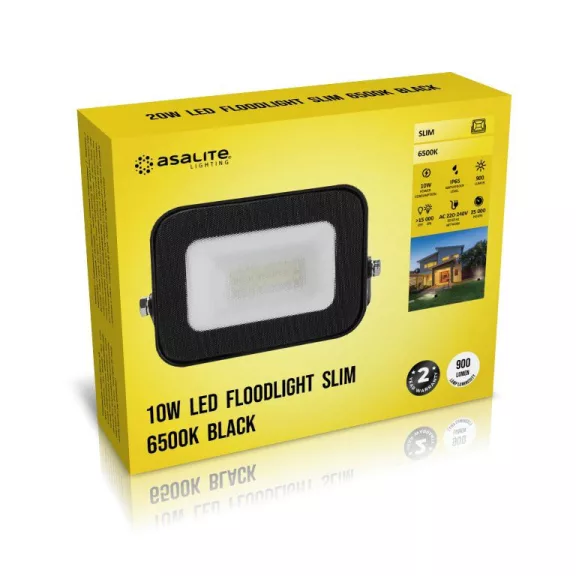 Asalite LED Reflektor Slim 10W 6500K (900 lumen)