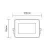 Asalite LED Reflektor Slim 10W 6500K (900 lumen)
