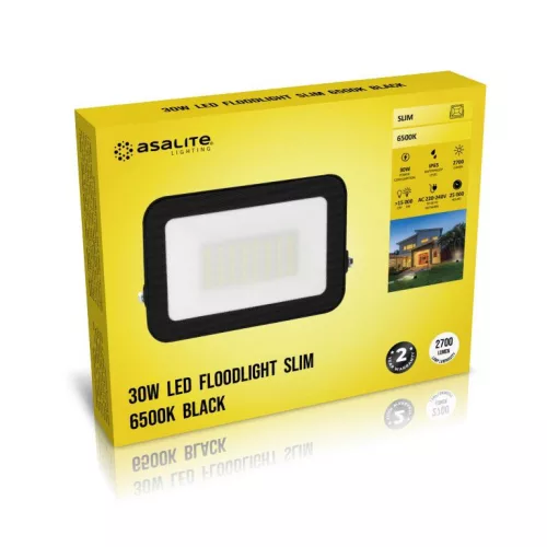 Asalite LED Reflektor Slim 30W 6500K (2700 lumen)