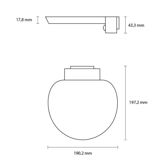 Asalite LED Napelemes Szolár Kerti Lámpa IP54 6W CCT (600 lumen) Kerek + Szenzor