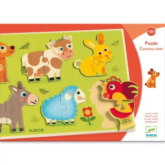 Formaillesztő, formaberakó - Helló tehén - Coucou cow Formaillesztő, formaberakó - Helló tehén - Coucou cow