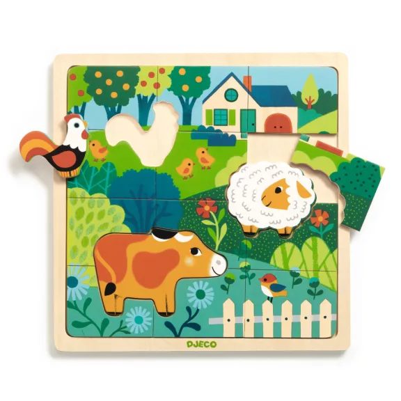 Formaillesztő, formaberakó - Tanyasi állatok - Puzzlo farm Formaillesztő, formaberakó - Tanyasi állatok - Puzzlo farm