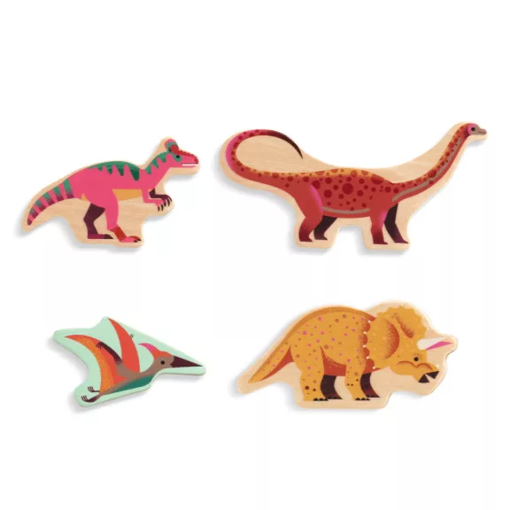 Formaillesztő, formaberakó - Színes dínók - Puzzlo Dino Formaillesztő, formaberakó - Színes dínók - Puzzlo Dino
