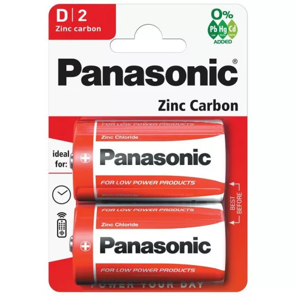 Panasonic Féltartós Góliát Elem D (R20) BL/2 Panasonic Féltartós Góliát Elem D (R20) BL/2