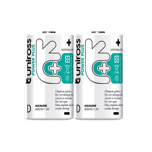 Uniross POWER PLUS Alkáli Góliát Elem D (LR20) (1,5V) B2