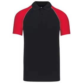 Kariban KA226 BASEBALL KONTRASZTOS PÓLÓING 2XL