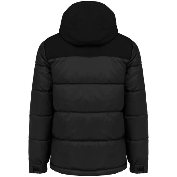 Kariban KA6163 UNISZEX KÉT SZÍNŰ BÉLELT KAPUCNIS KABÁT 4XL